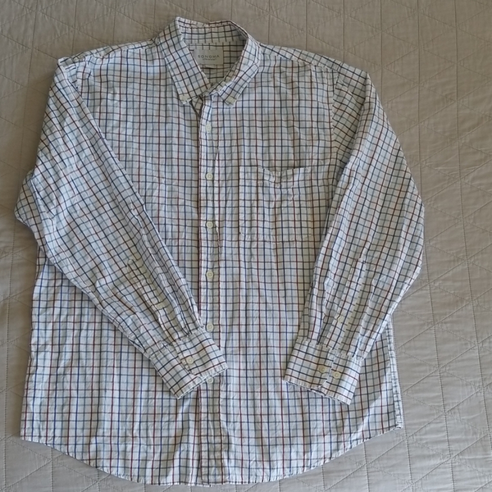 Sonoma Mens Button Up